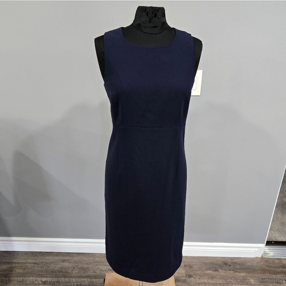 🐢 Pendleton Navy Cocktail Dress Size 10